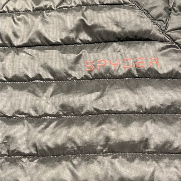 Spyder Black Quilted Outerwear Boys Jacket Size Large - Picture 5 of 6